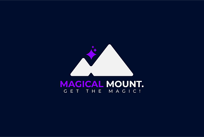 🔮 Elevate your brand with our new minimalist logo design! awesome branding cool creative design graphic design logo magic magical minimal minimalist modern mountain new professional sparks unique vector