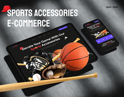 Sports Accessories E-commerce Website | UIUX ecommerce ecommerce website figma landing page sport sport accessories sports sports design sports photography sportswear ui uiux ux