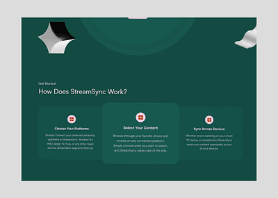 StreamSync 3d animation graphic design motion graphics ui