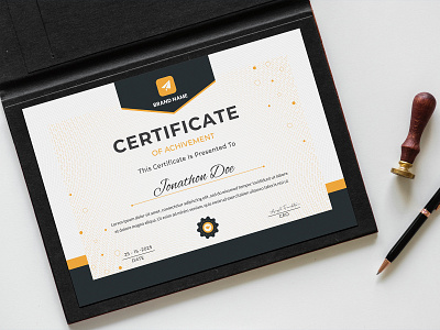 Certificate Template creative