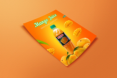 Mango Juice Poster Design adobe photoshop flyer free download freepik graphic design instagram post mango photoshop poster poster design social media design