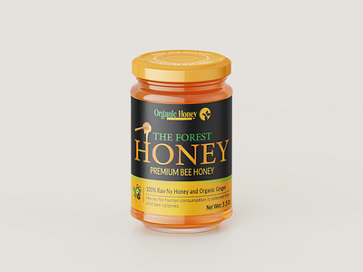 Honey product packaging label design, Honey jar label design branding graphic design honey label design jar label label and packaging label design label design template packaging product product label
