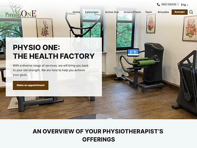 Physiotherapist website UI/UX design. branding design graphic design typography ui ui design ux ux design web design