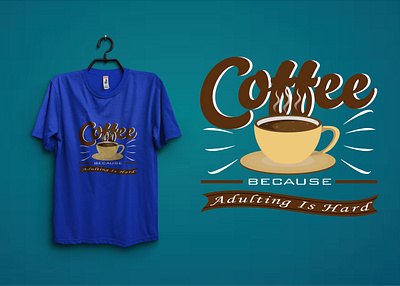 Coffee T-Shirt Design design graphic design illustration logo t shirt t shirt design vector