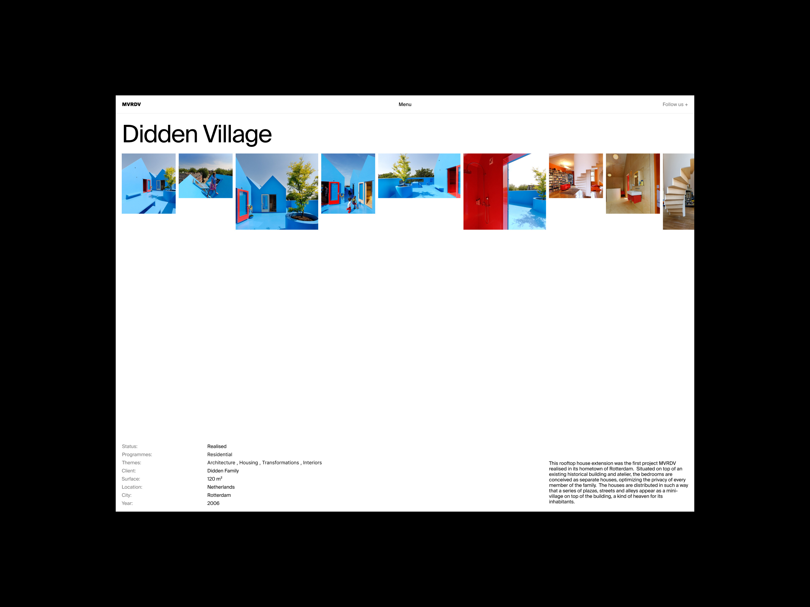 MVRDV - concept animation animation design disgital ui ux web