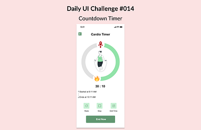 Countdown Timer (Daily Ui #014) app design count down timer daily ui dailyui figma ui ui challenge ui design uiux user interface user interface design