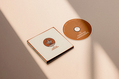 The Campfire Camaraderie branding cd design folkband logo music