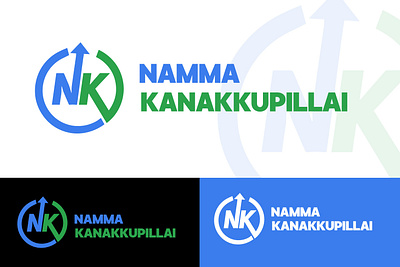 NK Logo Design branding graphic design illustration logo ui ux design
