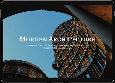 Architecture Website Design 🏗🏢 architecture figma interactive ui uidesign ux webdesign website