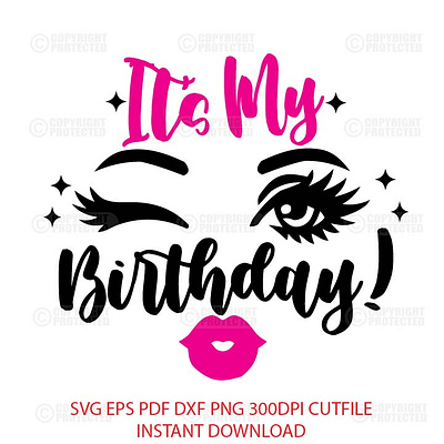 It's My Birthday animals branding clipart design graphic design illustration