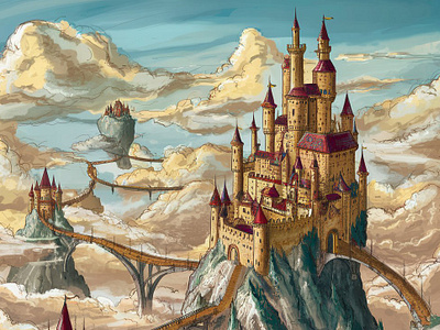 Enchanting Fantasy Illustrations | Magic Realms art concept art digital art fantasy fantasy illustrations illustration