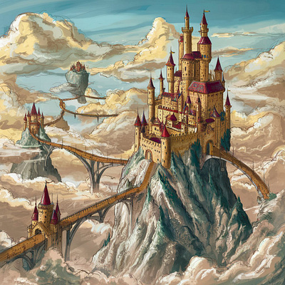 Enchanting Fantasy Illustrations | Magic Realms art concept art digital art fantasy fantasy illustrations illustration