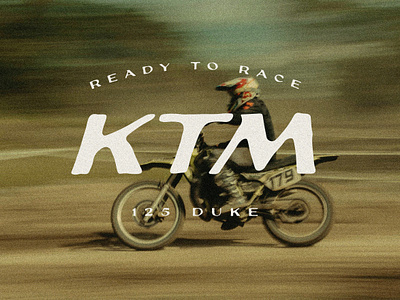 KTM Duke bike branding design duke graphic design illustration ktm logo motorcycle retro vintage