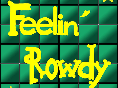 'Feelin' Rowdy' cover for M Sylvic (Rap Artist) cover art create design graphic design music music art music cover photoshop rap