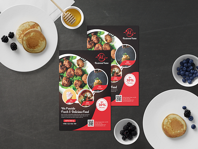 Food Flyer Design: Taste of Tradition branding flyer food food flyer design graphic design taste tradition