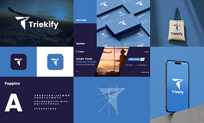 Triekify Logo Design and Branding Design branding graphic design logo