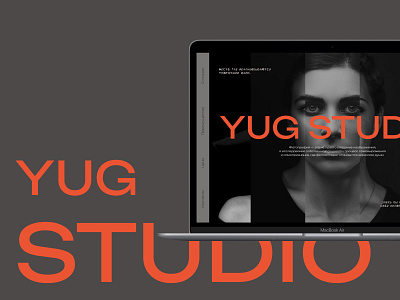 Landing Page | YUG STUDIO | UI-Design | #1 adaptive concept design homepage landing page mockup studio ui ui design uiux ux uxui web web design webdesign