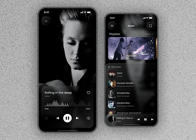 Music Player android design figma music musicplayer ui uiux