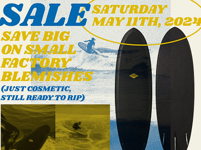 Almond Surfboards R-Series Sale Poster almond art direction california design photoshop poster print retro surf surfboard typography wave