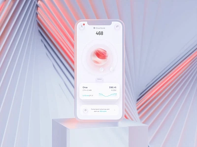 Cirus Mobile UI design by Milkinside ai circle cirus clean crypto done iphone loading money motion round sending simple sphere thikning transaction ui ux wallet well