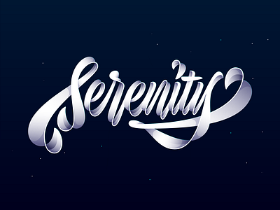 ✨ Serenity ✨ branding design illustration illustrator letter lettering letters logo vector