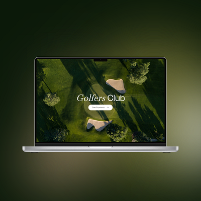 Golfers Club Concept Landing Page concept creative design inspiration landing page ui ui inspiration ui ux user experience user interface ux web web design web inspiration website website concept website design website inspiration