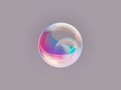 AI sphere visual design by Milkinside 3d ai animation brand branding c4d calm elegant emotion emotional fun future futuristic houdini identity opacity reflection sphere ui visual