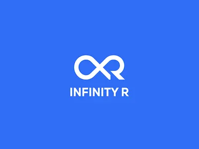 infinity R logo design abstract business corporate infinite infinity letter letter r logo modern professional r r letter r logo tech technology unlimited vector