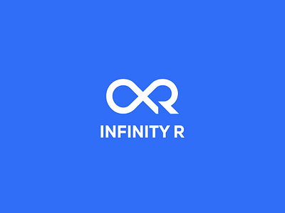 infinity R logo design abstract business corporate infinite infinity letter letter r logo modern professional r r letter r logo tech technology unlimited vector