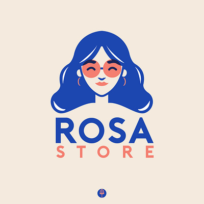 ROSA design diseño de logo diseño plano illustration logo logo logodesign design logodesign design brand marca tipografía