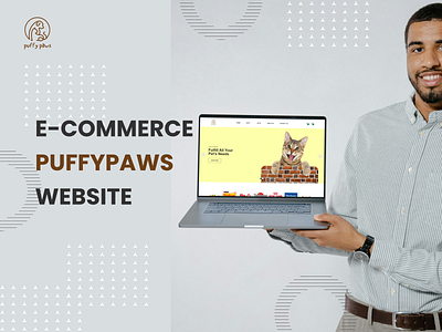 Petshop Website design cat css dog e commerce graphic design html js paw pet template ui website website design