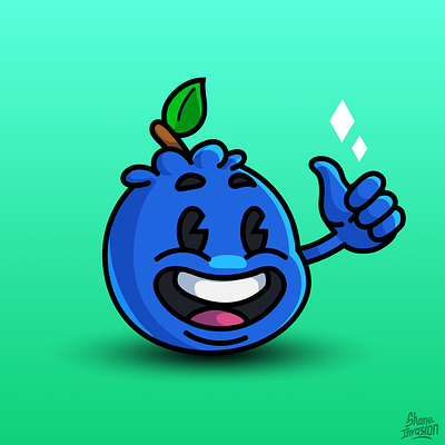 Blueberry Mascot branding character design graphic design logo mascot
