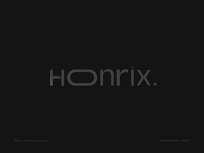 Honrix Wordmark Logo Design abstract logo achitecture app logo brand identity branding creative process design honrix lettermark logo logo design logo inspiration logo trend logofolio minimal logo modern logo monogram ram evercrest real estate wordmark logo