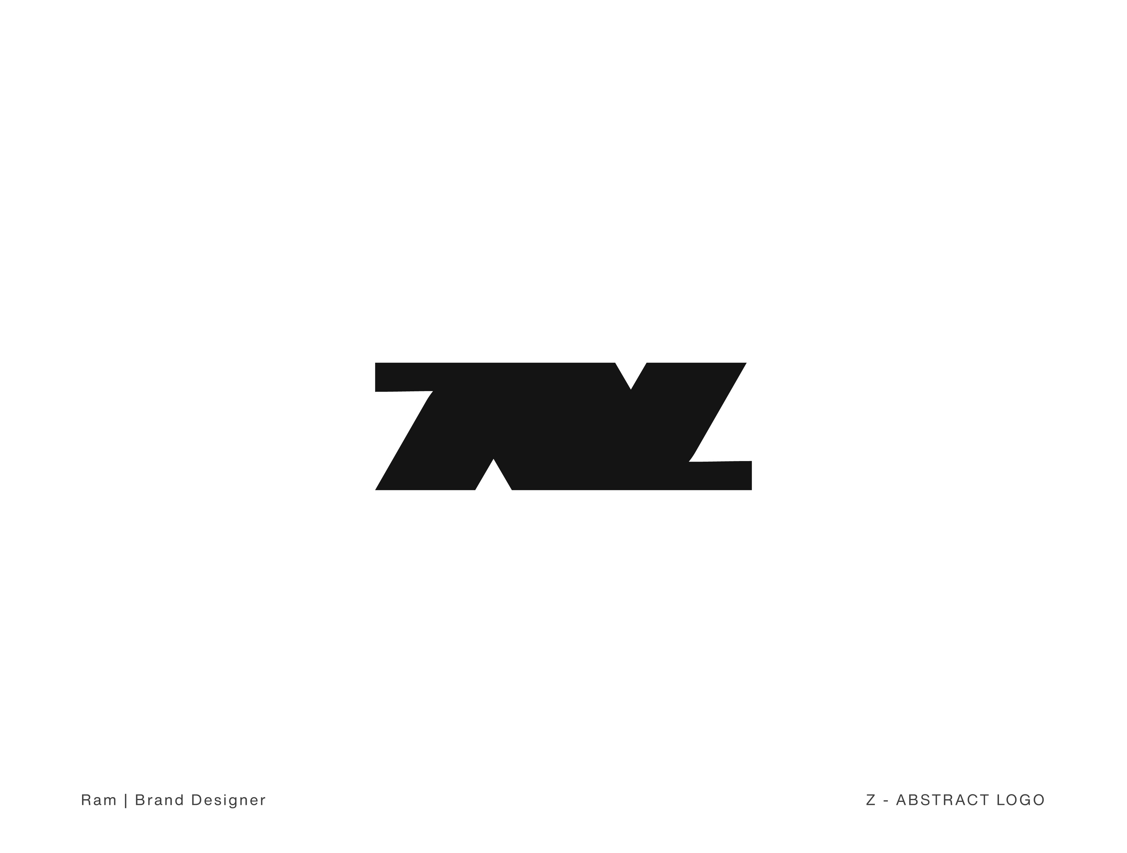 Z Lettermark - Logo For Sale abstract logo app logo brand identity branding creative process identity design logo logo design logo for sale logo inspiration logo portfolio logo trend minimal logo modern logo modern z logo monogram ram evercrest ui z z logo