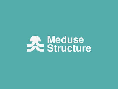 Meduse Structure adobe illustrator brand brand design branding design graphic design illustration illustrator logo logo design ui ux vector
