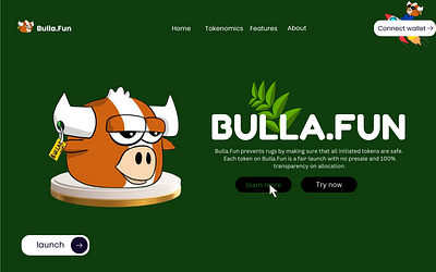 Bulla.Fun - Website Design