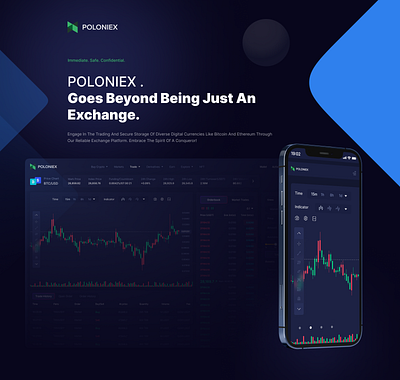 Poloniex Crypto Exchange l Dashboard Design cryptocurrency dashboard dex swap trading web app web design