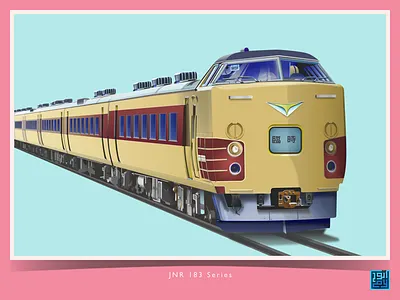 The Art of Wheels: JNR 183 Series japanese national railway
