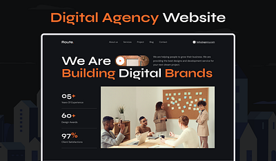 Digital Agency Website agency creative agency digital agency digital marketing landing page marketing agency web design