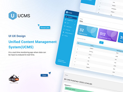 Unified Content Management System figma illustration