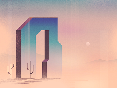 Desert illustration