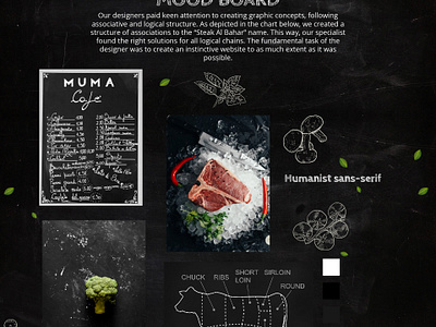 Steak Al-Bahar Website Design branding design ui ux web design website design wireframe