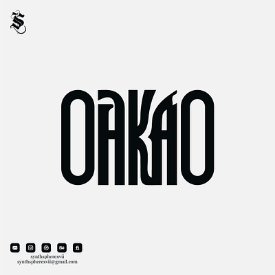 OAKAO Logotype branding graphic design logo