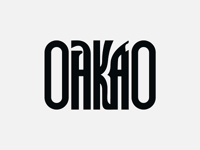 OAKAO Logotype branding graphic design logo