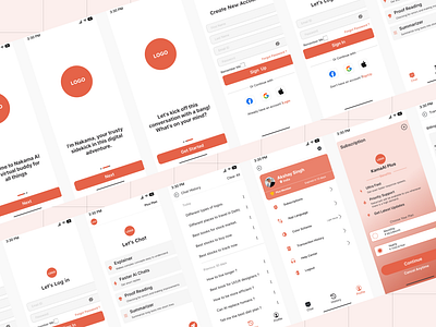 Kama AI - An AI Chatbot ai aichatbot appdesign chatbot design designing mobiledesign subscriptionscree uidesign uiuxdesign