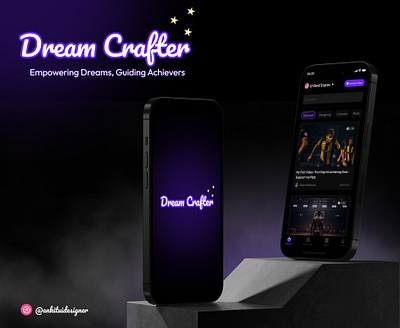 Dream Crafter: Mobile Application design dribbble 2023 editing figma financial mobile app ott social media streaming app upload video