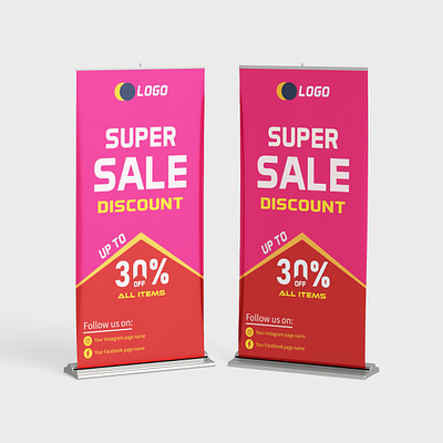 X-Stand Banner Design Template advertising banner design banner template billboard design branding business banner creative banner graphic design illustrator professional banner retractable banner signage banner signange design x banner x stand x stand banner