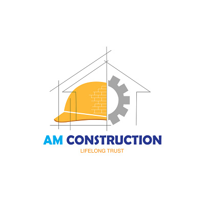 construction logo brand branding construction design graphic design illustration logo logos typography vector