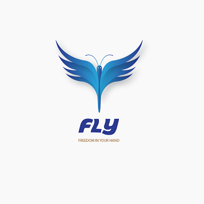 Fly logo birds brand branding design fly graphic design illustration logo logos typography vector
