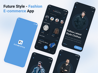Future Style - Fashion E-commerce App alibaba b2b buy e commerce e commerce app fashion ios android itemlist jacket mobile app online shop product design saas sell shopify shopping store stylish app ui design ux